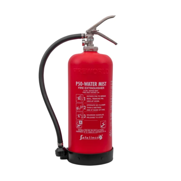 P50 Service-Free 6ltr Water Mist Fire Extinguisher