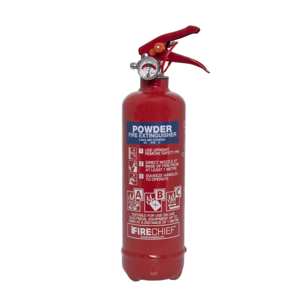 0.6kg & 0.8kg Powder Fire Extinguishers for Cars, Caravans and Travel - Firechief