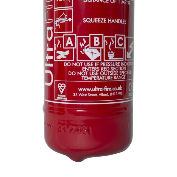 1kg Powder Fire Extinguisher - UltraFire - Image 2