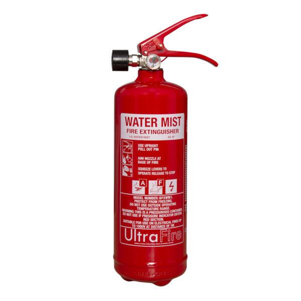 1ltr+ Water Mist Fire Extinguisher - UltraFire