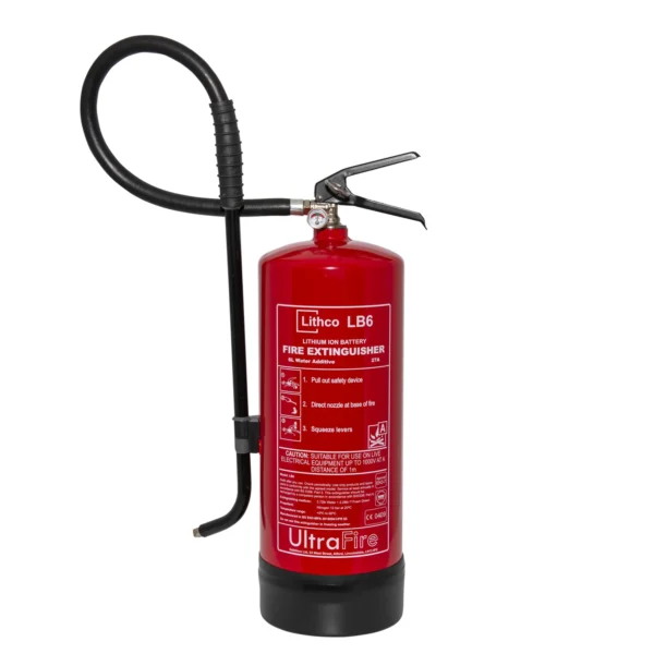 Lithco LB6 Lithium-Ion Battery 6ltr Fire Extinguisher - UltraFire